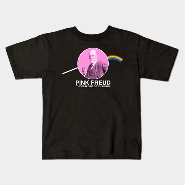 pink freud Kids T-Shirt by ERRAMSHOP